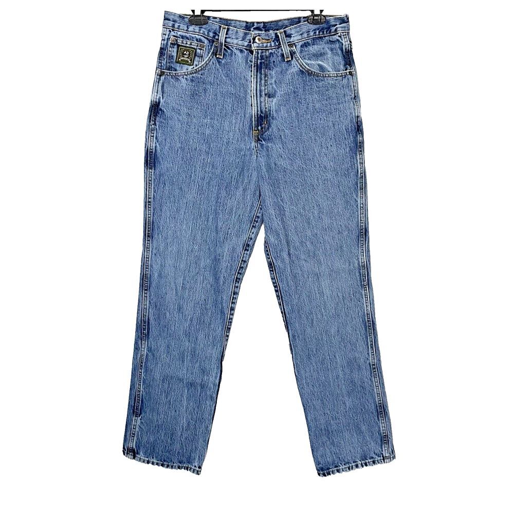 Cinch Jeans Mens 33x32 Blue‎ Relaxed Fit Tapered Leg Cotton Green Label Denim